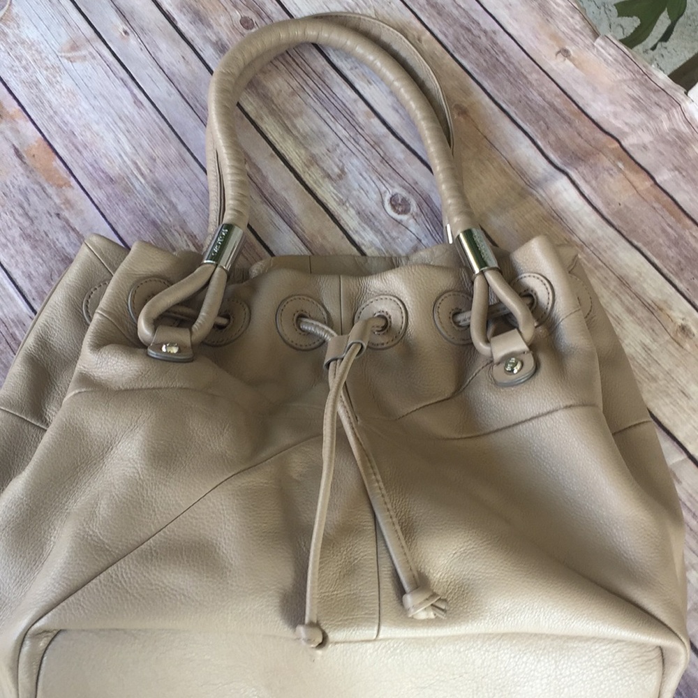 OROTON Linea tote pebble grain leather bag